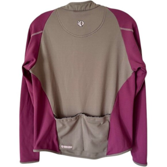 Pearl Izumi Fleece-Lined Full-Zip Cycling Jacket - Plum/Gray - XL - Picture 4 of 10